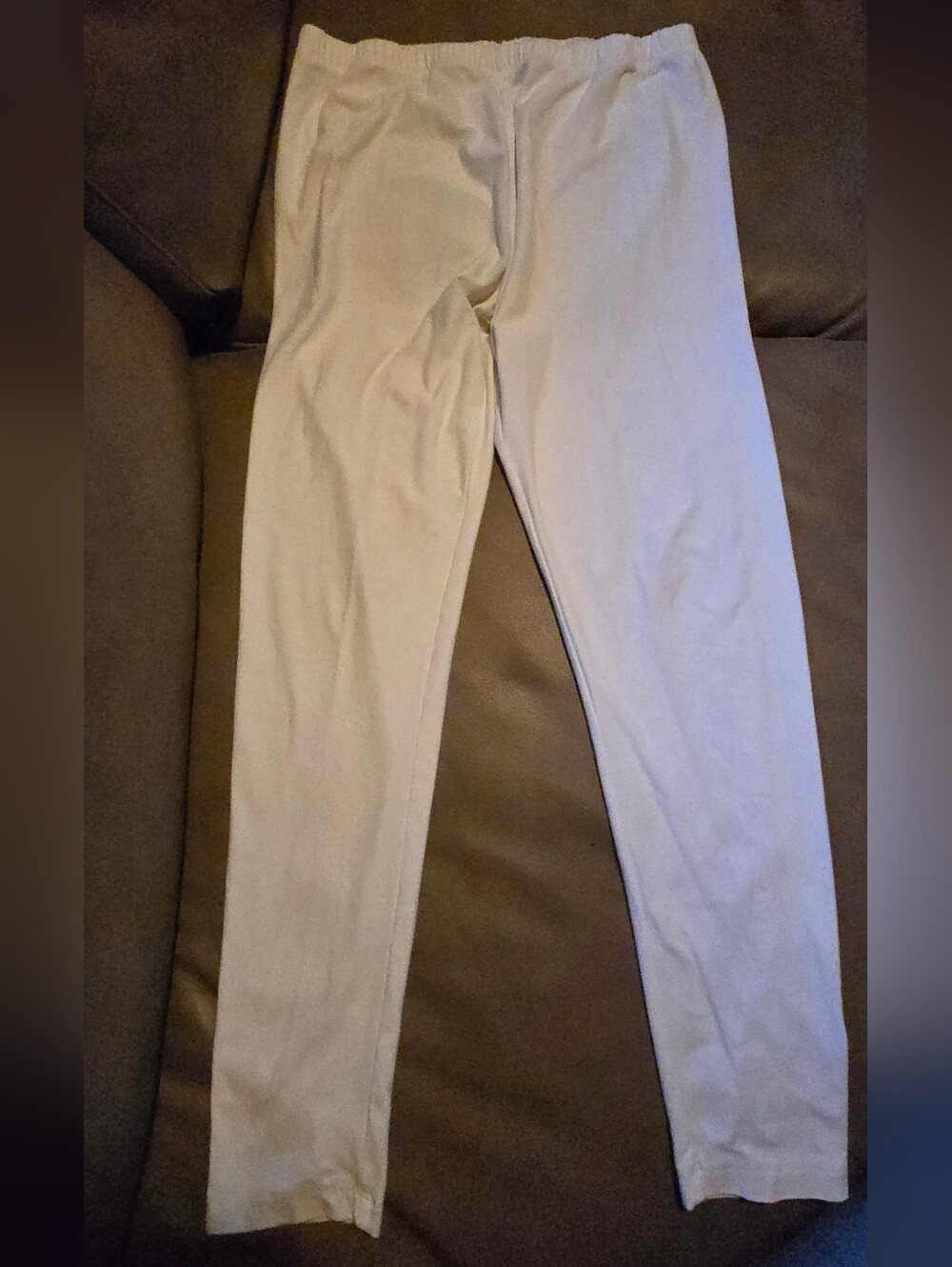 No Boundaries Cream Women's Leggings - Stretch Pull-On